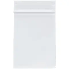 Plymor 3" x 4", 2 Mil Zipper Reclosable Plastic Bags