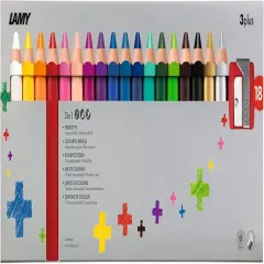 Coloured Pencils Set of 18 Colouring Pencils in Folding Box