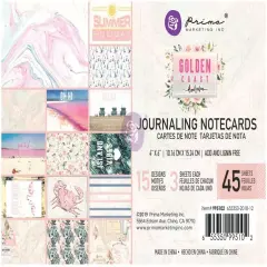 Prima 4"x6" Journaling Cards - Golden Coast 655350995102