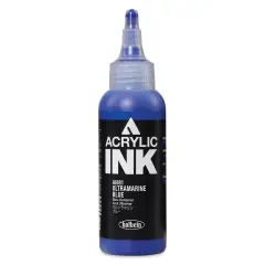 Holbein Acrylic Ink - Ultramarine Blue, 100 ml