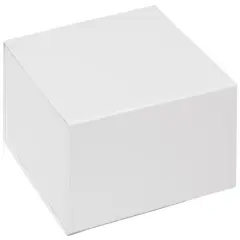 Pack/3: White Magnetic Closure Gift Box - 7-5/8 x 7-5/8 x 3"