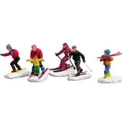 Winter Fun Figurines, Set Of 5 - Lemax