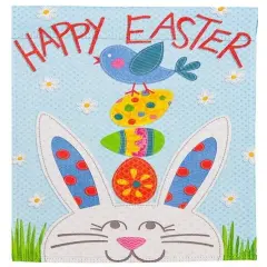 Happy Easter Bunny 2 Sided Garden Flag