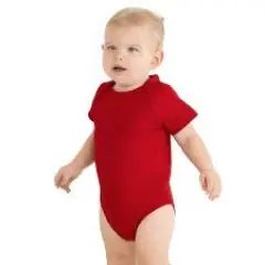 Rabbit Skins&reg; Ultra Soft Baby Fine Jersey Bodysuit - 4424 Red