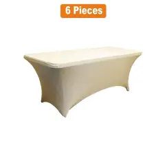6ft Spandex Tablecloths Fits Standard 6ft Table
