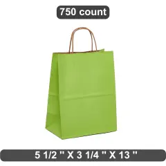 Spacious Kraft Tinted Shopping Bag 5.5" x 3.25" x 13"