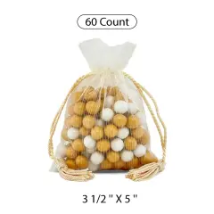 Elegant Brushed Organza Bag 3 1/2" x 5"