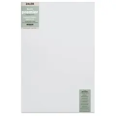 Blick Premier Stretched Cotton Canvas - Traditional Profile, Back-Stapled, 24" x 36"