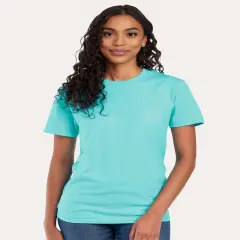 JERZEES&reg; Ring Spun Short Sleeve T-Shirts For Adult's Scuba blue