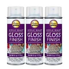 Aleene''s Acrylic Spray Sealer Gloss Finish 6 oz. 3 Pack