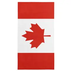 Country Flag Beach Towel Canada