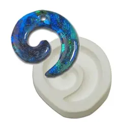 4&rdquo; x 4" x 1.5" Holey Casting Journey Circle Frit Casting Glass Fusing Kiln Mold