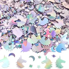 60~70G Star Moon Glitter Unicorn Confetti