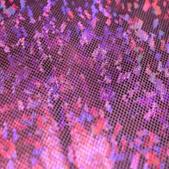 1 Yard Shattered Glass Spandex Fabric for Costumes Dancewear Leggings Activewear Projects (58"/60" )Inches Wide Fuchsia-Mauve