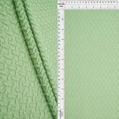 1 Yard Crochet Lace Fabric, 58/60&Prime; Wide Polyester Spandex Blend SAGE
