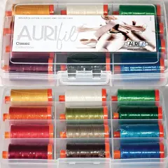 Aurifil The Classic Collection Thread Set by Aurifil | (12 50wt Cotton Large Spools.)