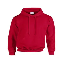 Gildan&reg; Adult Heavy Blend Hooded Long Sleeve Sweatshirt CHERRY RED