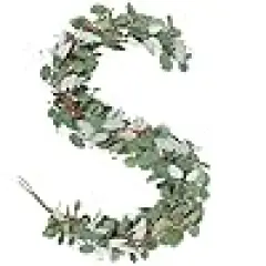 Artificial Eucalyptus Garland for Front Door Memorial Day Flag Day