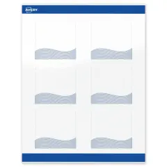 Avery Printable Square Labels with Sure Feed Technology, Pre-Printed Colorful Design, Glossy White, 3" x 3", Laser & Inkjet Compatible, 60 Total, Great for Branding, Marketing, and Events