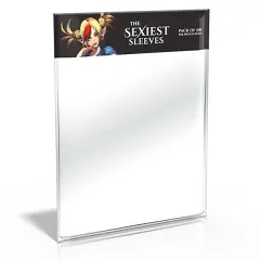 Middara: The Sexiest Sleeves 100 Pack - 5x6" Large Size, Clear Card Sleeves, Custom Act 1 Board Game Accessory, Thick Design Protection, RPG Add-On