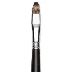 Escoda Vintage Synthetic Brush - Bright, LongHandle, Size 12