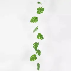 10 feet Green LED Artificial Monstera LEAVES Garland String Lights Party Events