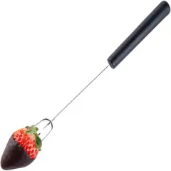 Chocolate Dipping Tool Set 1 Durable Candy Dipping Set - 6 Different Shapes Dishwashable Stainless Steel Dipping Fork Set With PP Handle For Truffles And Pralines