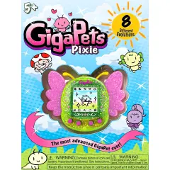 GigaPets: Pixie - Most Advanced GigaPet Ever!&nbsp;8 Different Pixie Evolutions, Virtual Interactive Pet Keychain, Kids Ages 5+