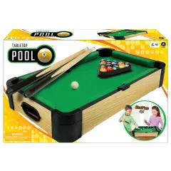 Ambassador Games: Tabletop Pool - 20" - Compact Traditional Billiards Arcade Game, Quality Wood, Mini Classic Game Set, Adults & Kids 3+, 2 Player