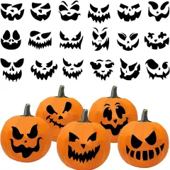 35 Pack Pumpkin Decorating Stickers