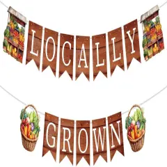 Baby Shower Decorations Locally Grown Pre-Strung Spring Fall Fruit