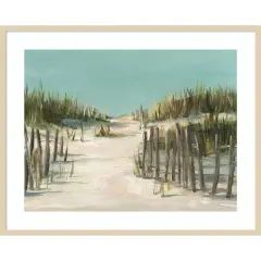 Warm Dunes II by Ethan Harper Wood Framed Wall Art Print
