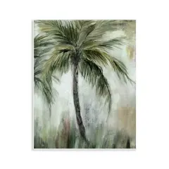 Stupell Industries Fanned Palms Impression Wall Plaque Art Design by Nan