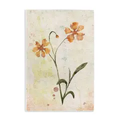 Stupell Industries Ceropsis Flower Sprig Wall Plaque Art Design by Lydia Orange