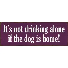 Solid Knotty Pine Dog-Themed Drinkware: Perfect for Solo Sips Purple-White