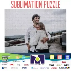 Rectangular Sublimation Puzzle Blank 10 Sets Hardboard 11 3/4&rdquo; X 16 1/2&rdquo; 315 Pcs A3