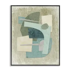 Stupell Industries Layered Neutral Arrangement Framed Giclee Wall Art Design by Suzanne Nicoll