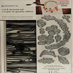 Momenta Cut & Emboss Botanical Set-11 Pieces