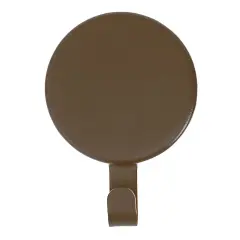 Haute Decor Attract&reg; Magnetic Hanger, 1 Pack - Strong Magnet Hook for Metal Doors and Surfaces Brown