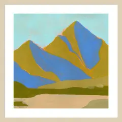 High California Hills III by Jacob Green Wood Framed Wall Art Print