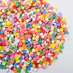 Rainbow Sprinkles for Cake Decorating - Colorful Round