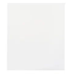 School Smart Folding Bristol Board, 12 x 18 Inches, White, Pack of 100