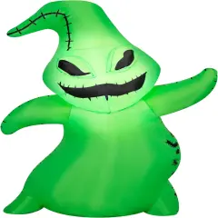 3.5' Gemmy Airblown Inflatable Halloween Nightmare Before Christmas Oogie Boogie Yard Decoration 552306