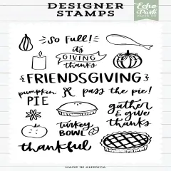Echo Park Designer Stamp Set-Friendsgiving