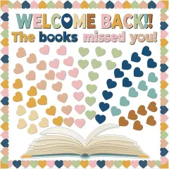 Boho Heart Bulletin Board Decorations Set