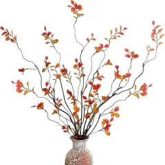 4 Pcs Fall Stems Artificial Branches