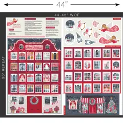 Advent Calendar Panel in Multi (adv25919) | Adventale | Katarina Roccella | Art Gallery