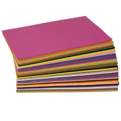 WonderFoam&reg; Sheets, Assorted Colors, 5.5" x 8.5", 40 Sheets