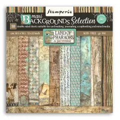 Stamperia Backgrounds Double-Sided Paper Pad 12"X12" 10/Pkg-Fortune