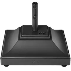 Best Choice Products Mobile Umbrella Base, Fillable Heavy-Duty Market Stand w/4 Wheels, 2 Locks, 120lb Capacity Black